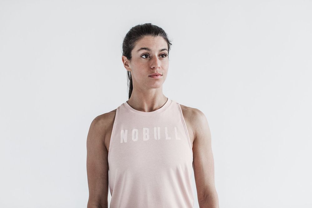 NOBULL High-Neck Tank Üstleri Bayan - Pembe - Turkiye (ZWR-612078)